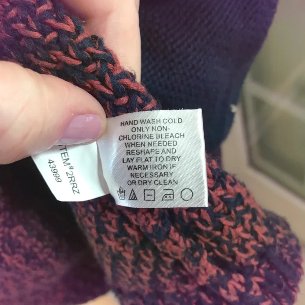 Orvis 100% cotton pockets marled cardigan sweater - Picture 10 of 16